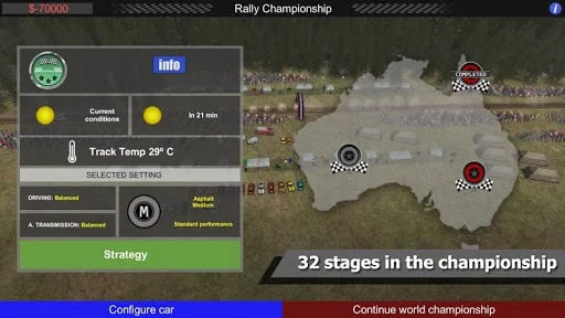 Изображение игры: Rally Manager Mobile Free