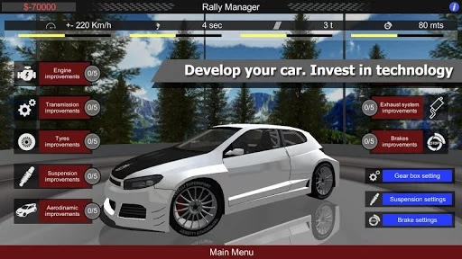 Изображение игры: Rally Manager Mobile Free