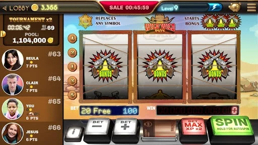 Изображение игры: Slot Machine - Wild Wild Pays 🤠Casino Game