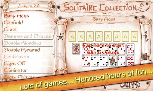 Изображение игры: Solitaire Collection Lite