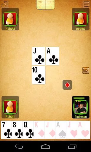 Изображение игры: Belot online (Bridge-Belote)