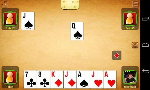 Изображение игры: Belot online (Bridge-Belote)