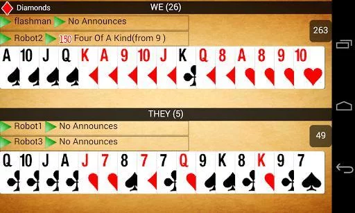 Изображение игры: Belot online (Bridge-Belote)