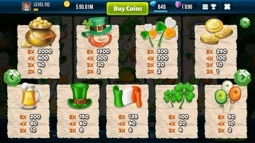 Изображение игры: St.Patrick VIP Slot Machine