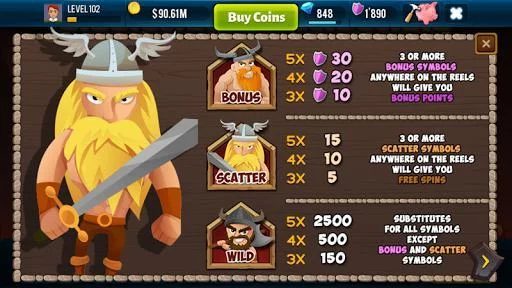 Изображение игры: Vikings Clash VIP Slot Game