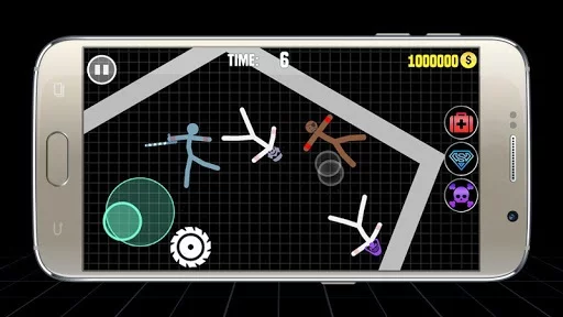 Изображение игры: Stickman Warriors Online: Epic War