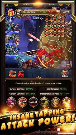 Изображение игры: Tap Knights - Idle RPG