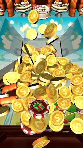 Изображение игры: Candy Coins Dozer: Pusher Game