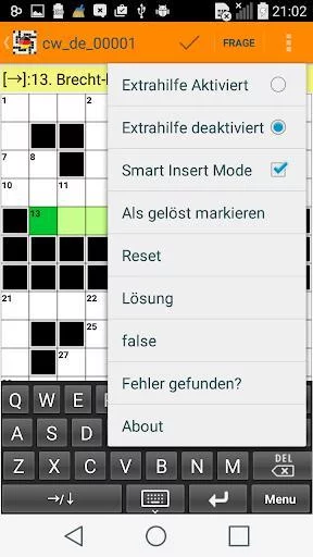 Изображение игры: German Crossword Puzzles Free