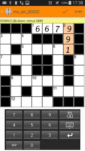 Изображение игры: Cross-figures Math Puzzles