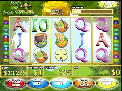 Изображение игры: Slots of Irish Treasure FREE Vegas Slot Machine