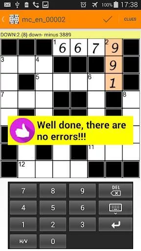 Изображение игры: Cross-figures Math Puzzles