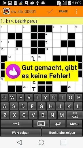 Изображение игры: German Crossword Puzzles Free