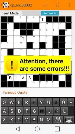 Изображение игры: Code-words crosswords puzzles