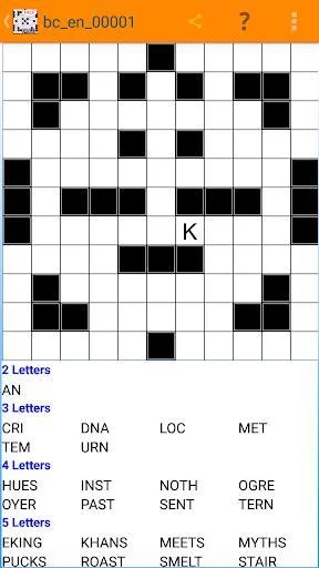 Изображение игры: Fill-it in Crossword Puzzles - Words Fit Puzzles