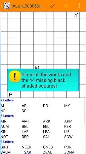 Изображение игры: Fill-it in Crossword Puzzles - Words Fit Puzzles