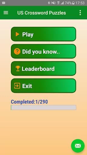 Изображение игры: Crosswords Puzzles App for Android