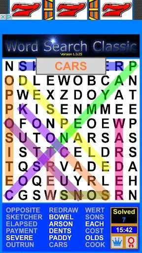 Изображение игры: Word Search Classic