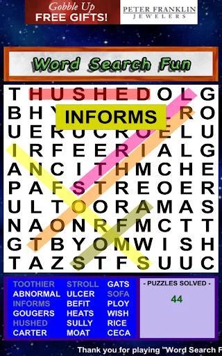 Изображение игры: Word Search Fun