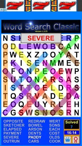 Изображение игры: Word Search Classic