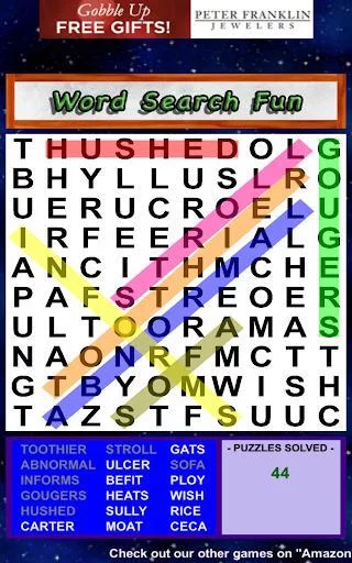 Изображение игры: Word Search Fun
