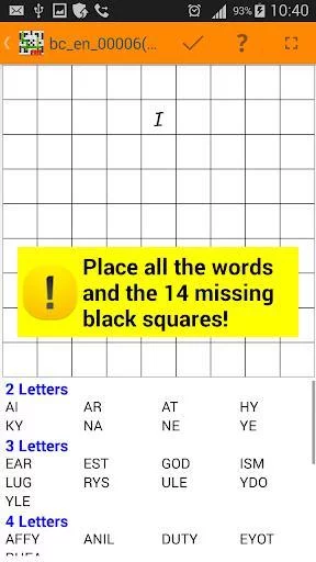 Изображение игры: Fill it ins crosswords PRO