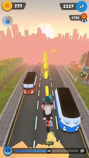 Изображение игры: Moto Max: Endless Runner