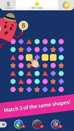 Изображение игры: Shape Holic: Match 3 Puzzle
