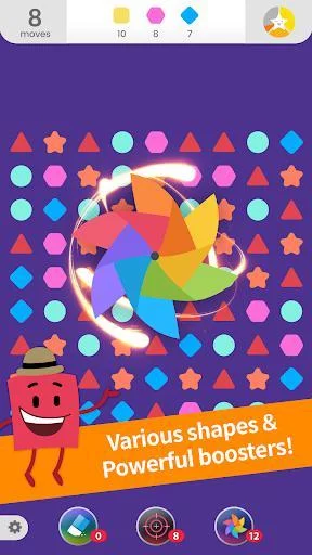 Изображение игры: Shape Holic: Match 3 Puzzle