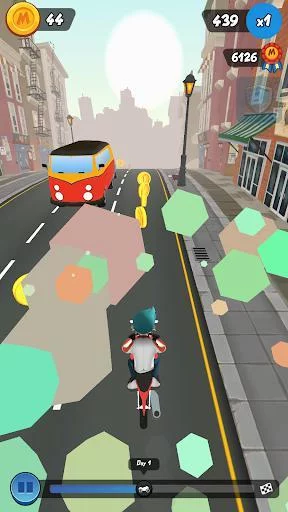 Изображение игры: Moto Max: Endless Runner