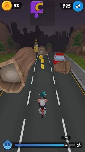 Изображение игры: Moto Max: Endless Runner