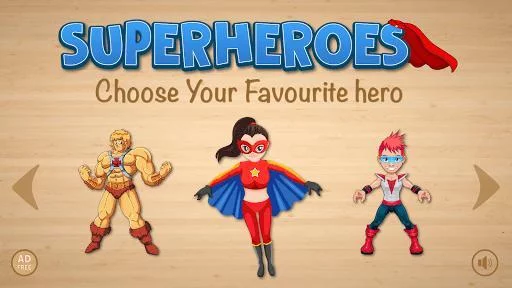 Изображение игры: Baby Superhero Jigsaw Puzzle