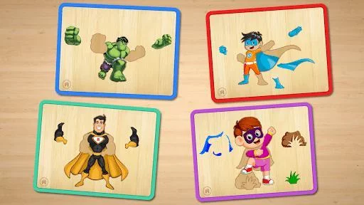 Изображение игры: Baby Superhero Jigsaw Puzzle