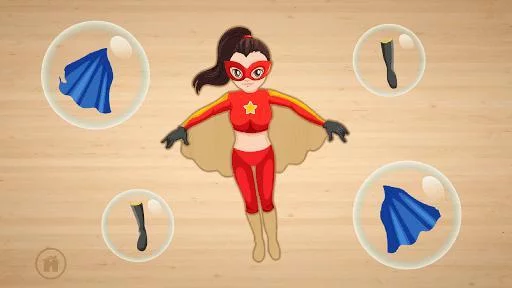 Изображение игры: Baby Superhero Jigsaw Puzzle