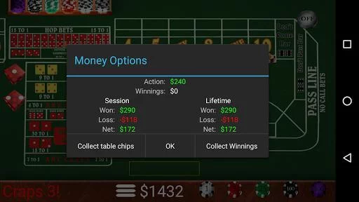 Изображение игры: Craps Trainer Free