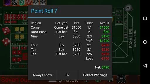 Изображение игры: Craps Trainer Free