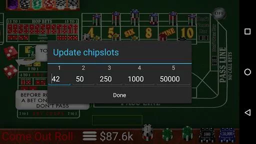 Изображение игры: Craps Trainer Free