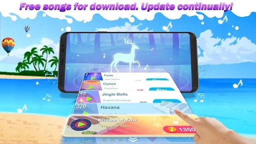 Изображение игры: Magic Piano Tiles 2018 - Music Game