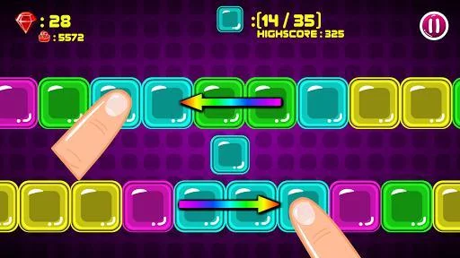 Изображение игры: Color Tracks Go