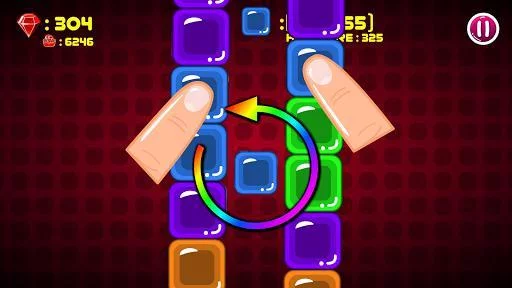 Изображение игры: Color Tracks Go