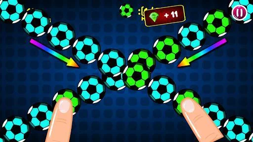 Изображение игры: Color Tracks Go