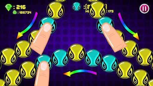 Изображение игры: Color Tracks Go