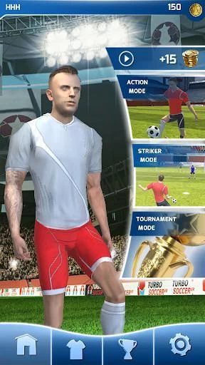 Изображение игры: Turbo Soccer ⚽️ Free Kick Football Action Game
