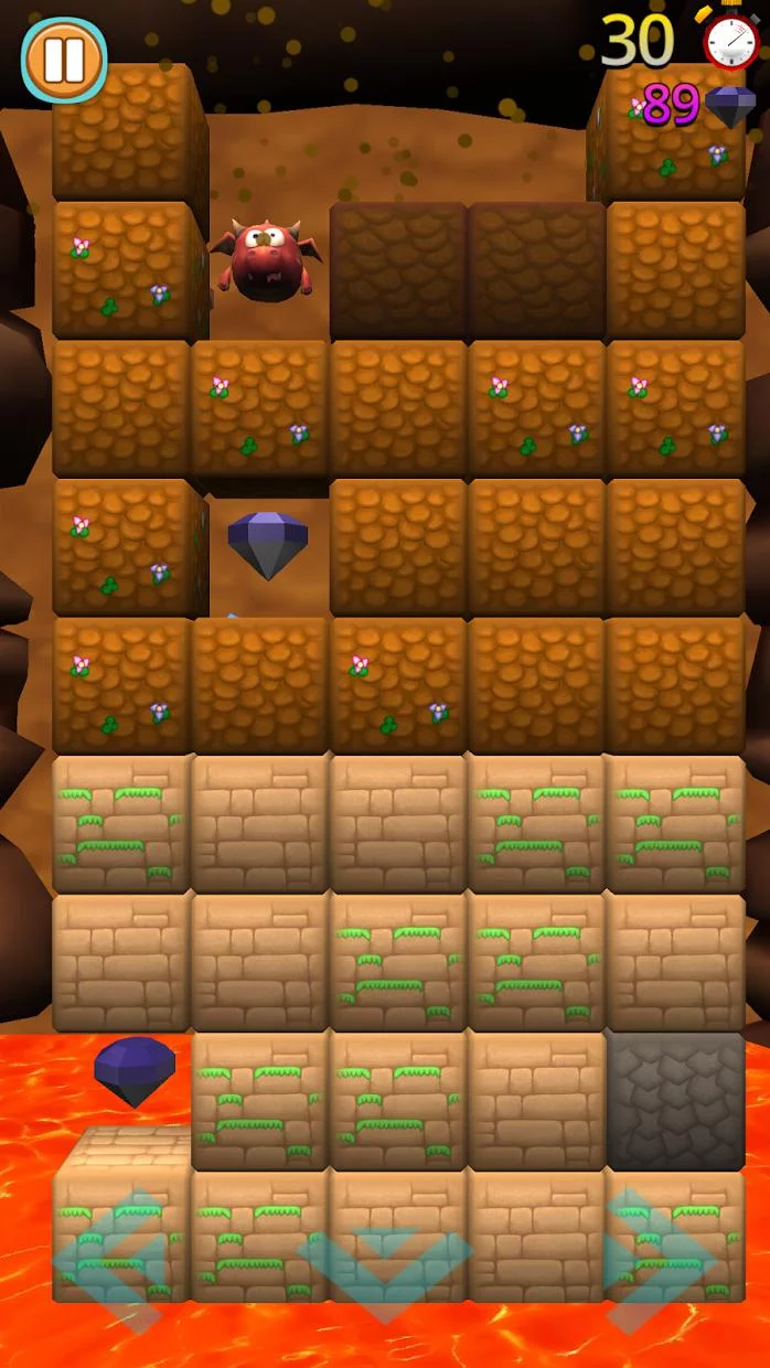 Изображение игры: Digging Deep: Tap Block Mine