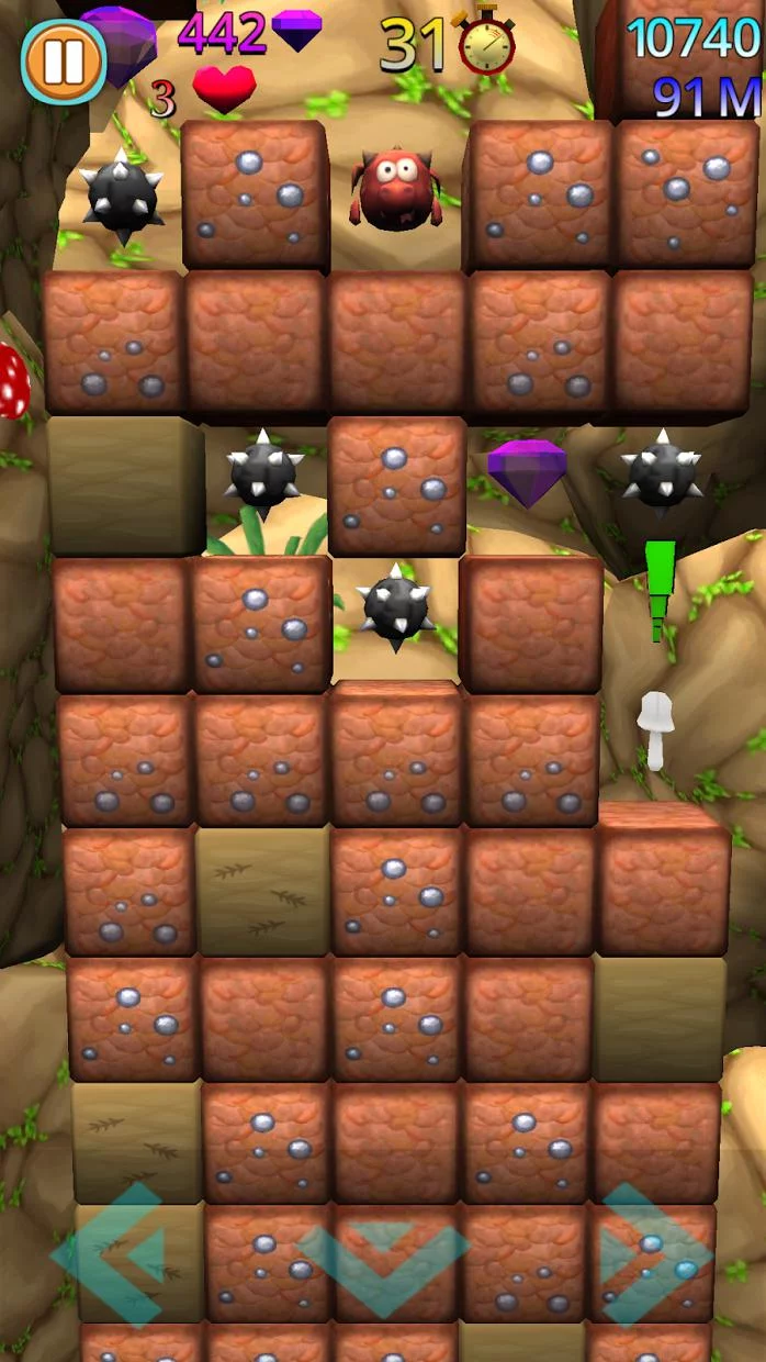 Изображение игры: Digging Deep: Tap Block Mine