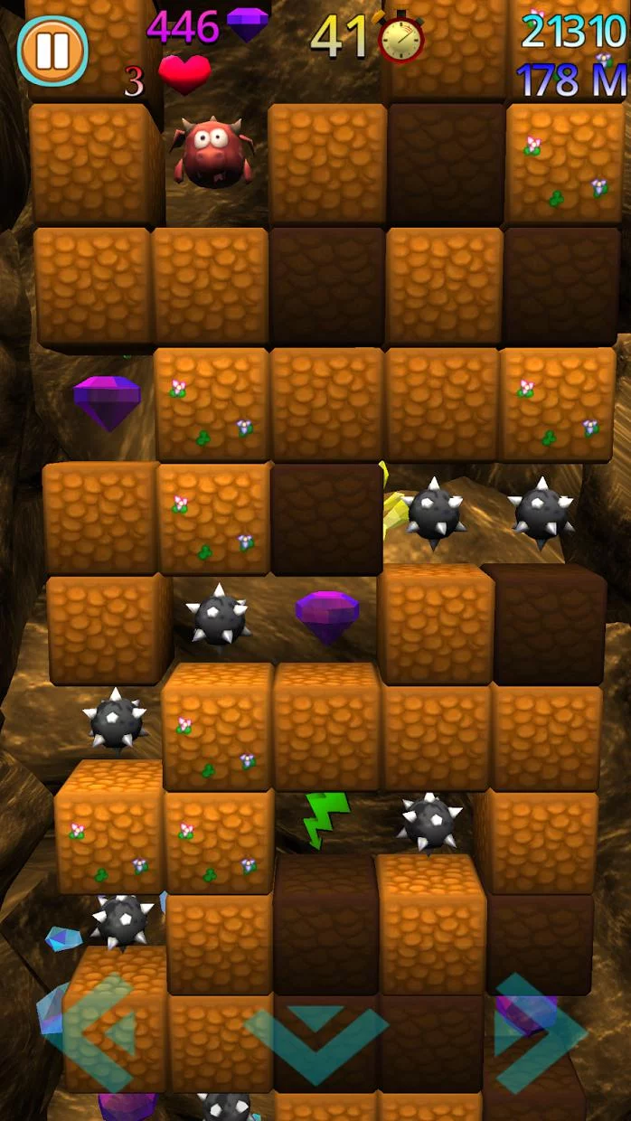 Изображение игры: Digging Deep: Tap Block Mine