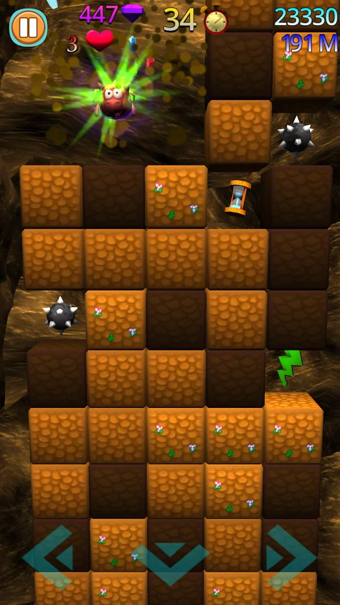 Изображение игры: Digging Deep: Tap Block Mine