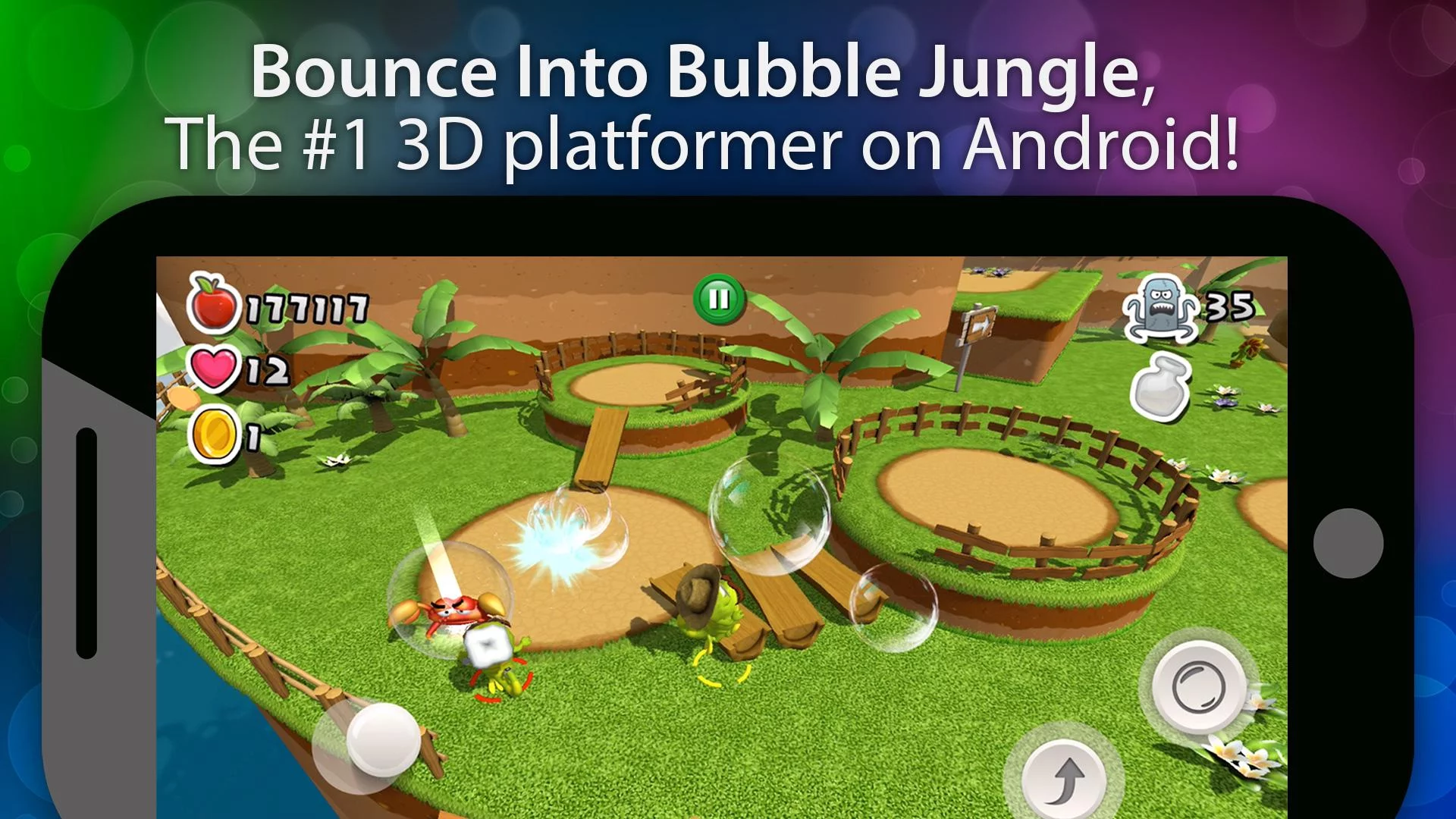 Изображение игры: Bubble Jungle Pro