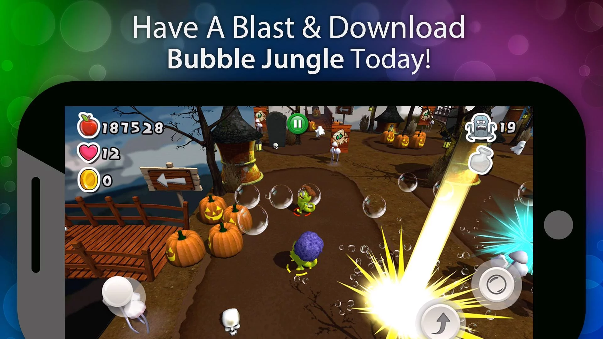 Изображение игры: Bubble Jungle Pro