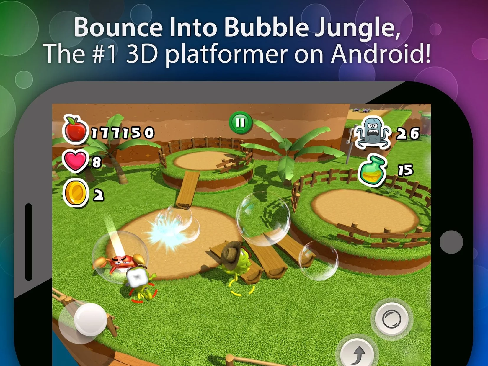 Изображение игры: Bubble Jungle Pro